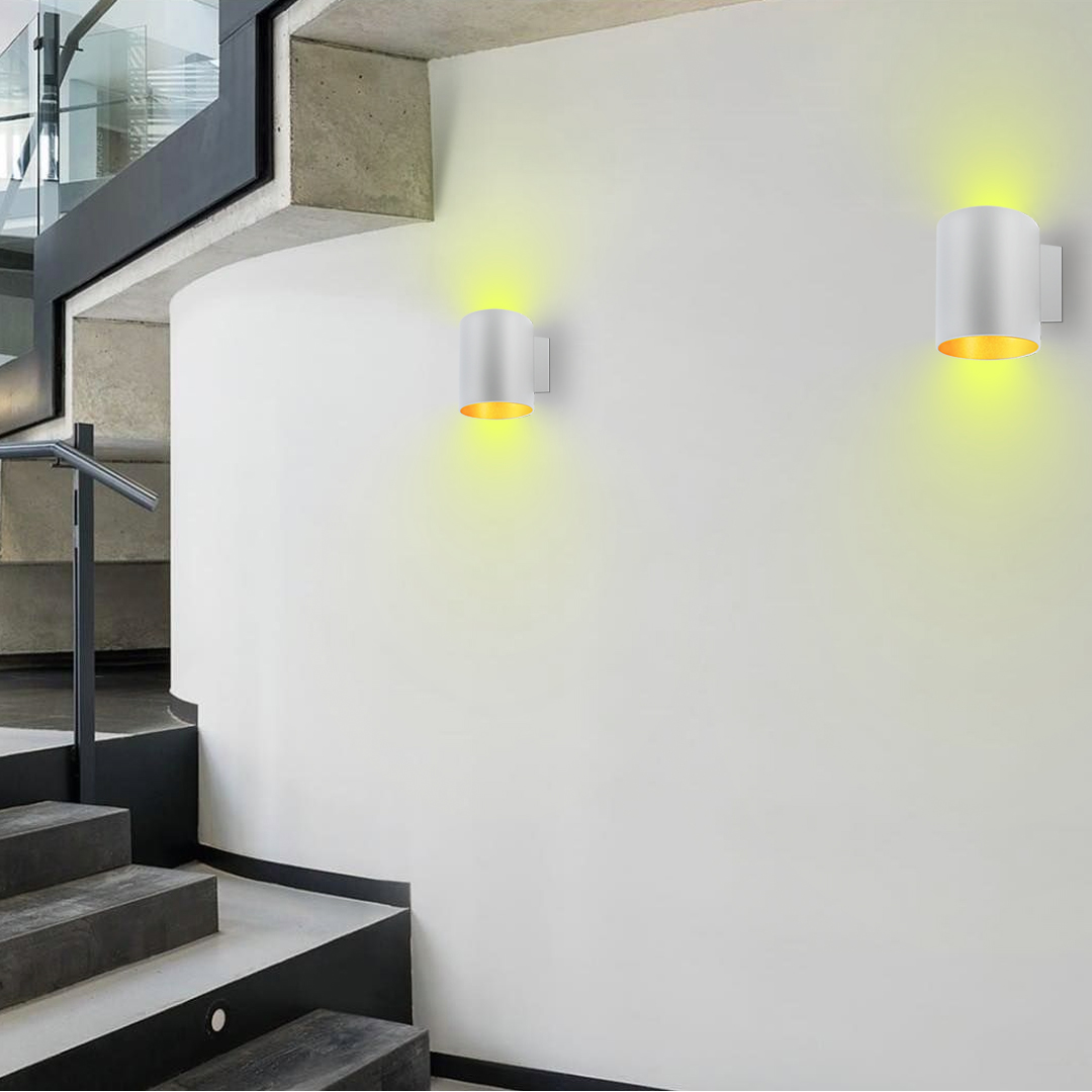 Aplique de parede para a área interna TUB "UP and Down" G9